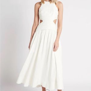 Aje. Introspect Cut Out Midi Dress